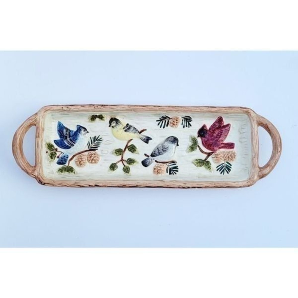 Sonoma Life Style Knollwood Bread Tray w/‎ Bird
